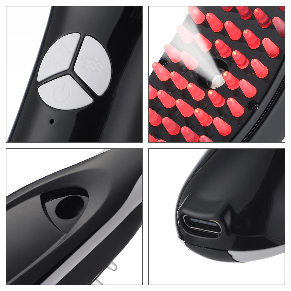âWINB Electric Scalp Massage Brush â Hair Growth & Stress Relief Massager Combâ