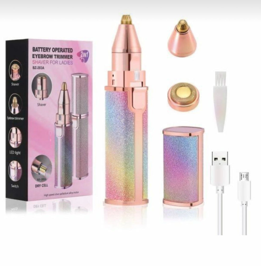 2 in 1 Electric Eyebrow Trimmer