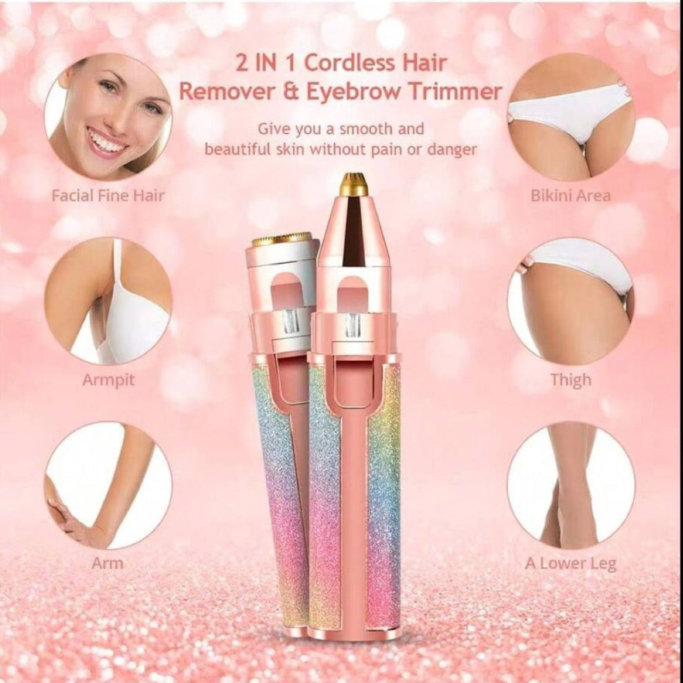 2 in 1 Electric Eyebrow Trimmer